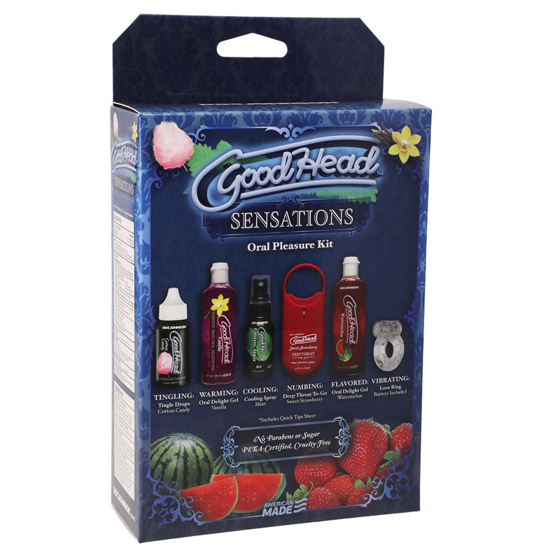 GoodHead Sensations Kit - 6 Piece Lotion Set