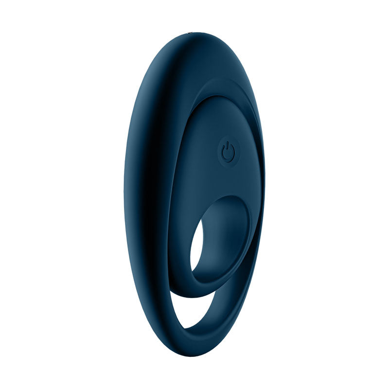 Satisfyer Glorious Duo - Dark Blue Cock & Balls Ring