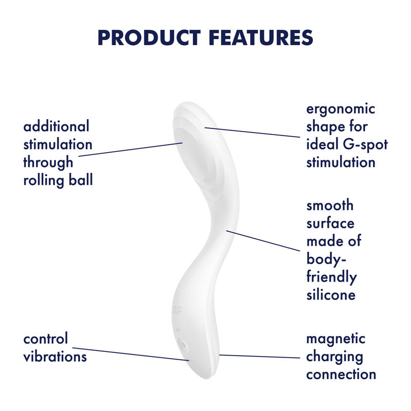 Satisfyer Rrrolling Pleasure - White Vibrator