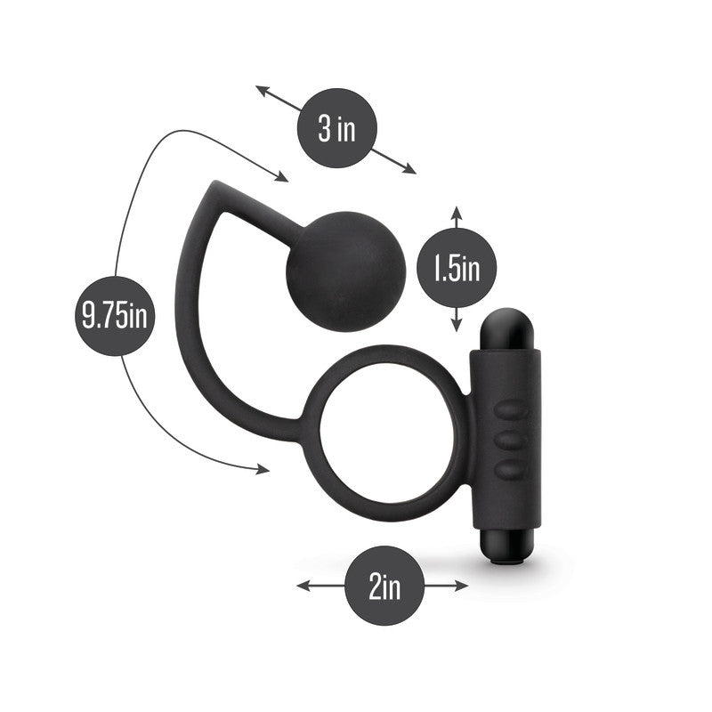 Serenity Vibrating Ring – Black