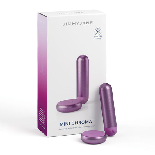 JimmyJane Mini Chroma - 7.8 cm USB Rechargeable Bullet with Wireless Remote