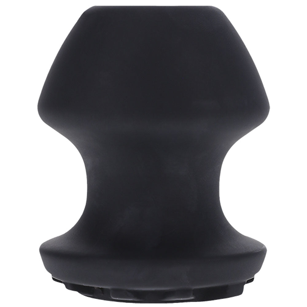 Fort Troff - Kum Keeper - Medium - Black Medium Hollow Butt Plug with Removeable Stopper