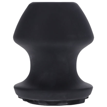 Fort Troff - Kum Keeper - Medium - Black Medium Hollow Butt Plug with Removeable Stopper