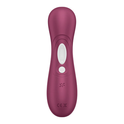 Satisfyer Pro 2 Generation 3 with App Control - Wine Red - Wine Red Touch-Free USB-Rechargeable Clitoral Stimulator