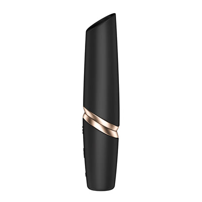 Satisfyer Perfect Kiss - Black USB Rechargeable Air Pulse Stimulator