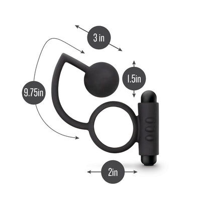 Serenity Vibrating Ring – Black
