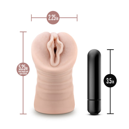EnLust - Destini - Flesh Vibrating Vagina Stroker