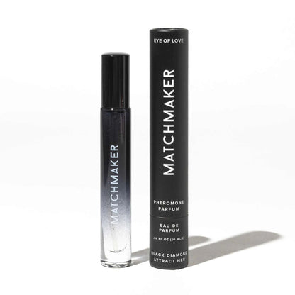 Eye of Love Matchmaker Black Diamond - 10 ml - Pheromone Cologne for Men to attract Women - 10 ml Spray