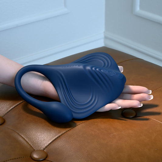 Gender X DAILY GRIND - Blue USB Rechargeable Grinding Pad with Anal Plug