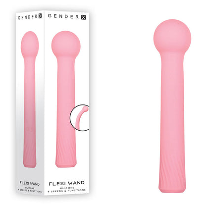 Gender X FLEXI WAND - Pink 16.6 cm USB Rechargeable Vibrator