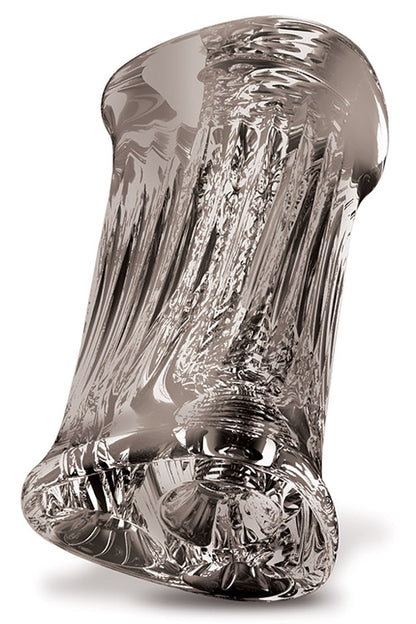 Adam & Eve Adam's 3-Way Stroker - Clear Triple Hole Stroker