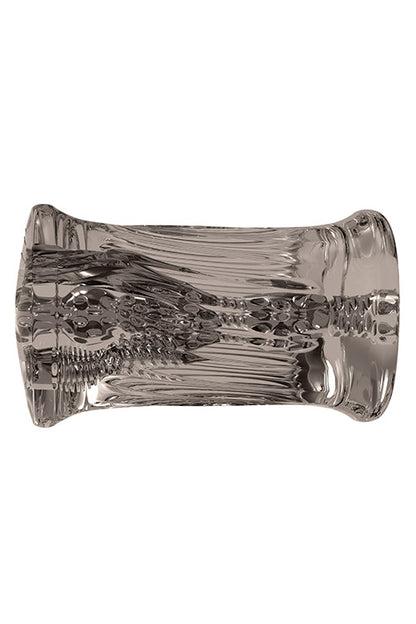 Adam & Eve Adam's 3-Way Stroker - Clear Triple Hole Stroker