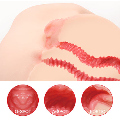 Kokos Big Hip Vanilla 004 - Flesh Missionary Style Masturbator