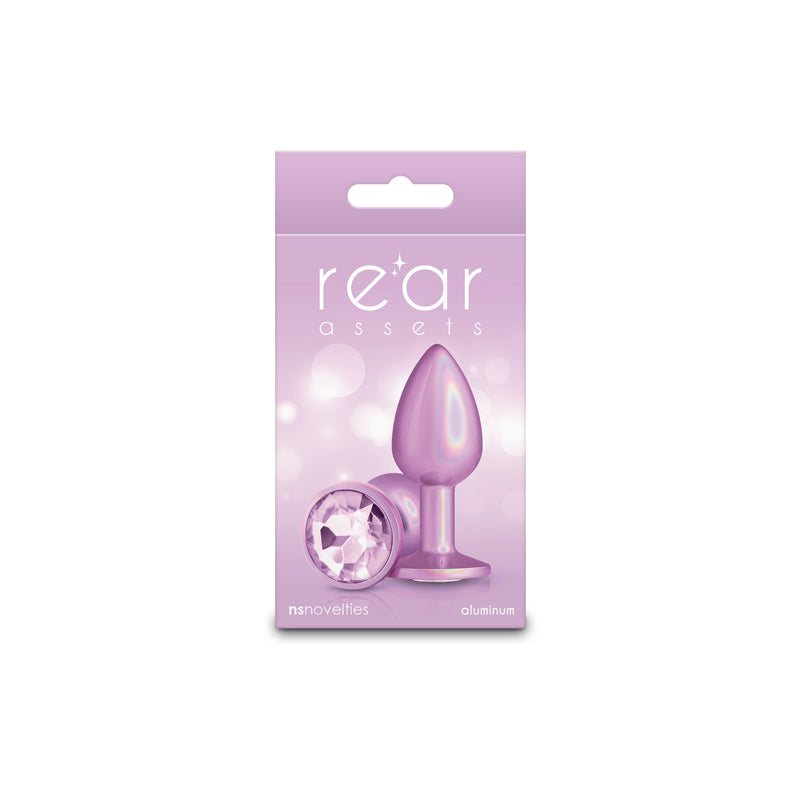 Rear Assets Iridescent - Small - Pink - Iridescent Pink 7.1 cm Small Butt Plug