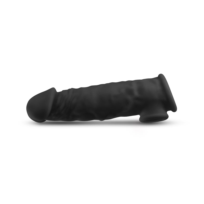 Renegade Annex - Thick - Black - Black 18.6 cm Penis Extender Sleeve