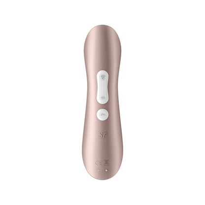 Satisfyer Pro 2+ Rose Gold - Rose Gold Touch-Free USB-Rechargeable Clitoral Stimulator with Vibration